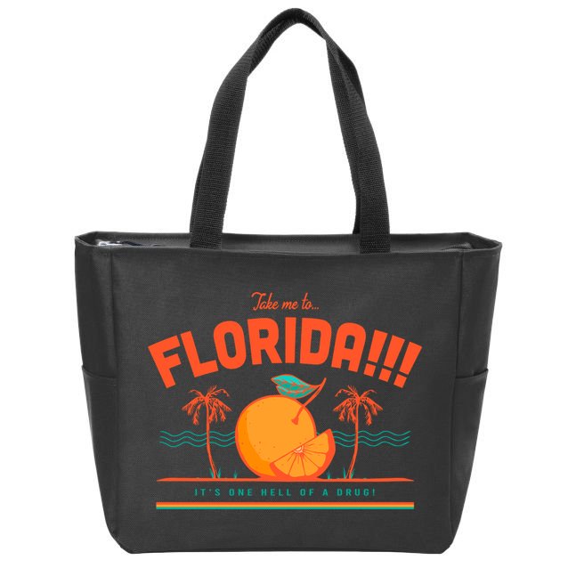 Take Me To Florida Ttpd Album Zip Tote Bag
