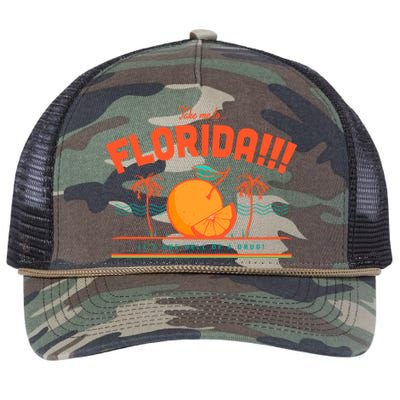 Take Me To Florida Ttpd Album Retro Rope Trucker Hat Cap