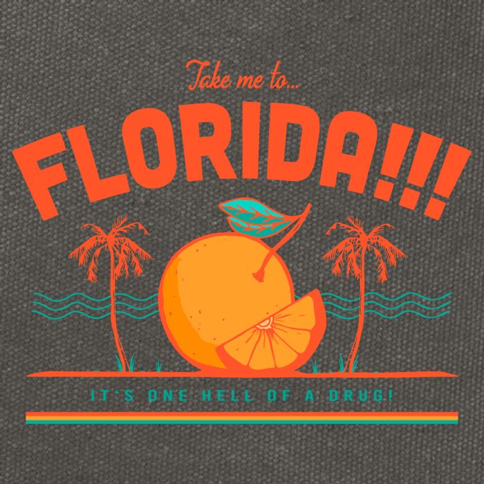 Take Me To Florida Ttpd Album Cotton Canvas Backpack