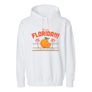 Take Me To Florida Ttpd Album Garment-Dyed Fleece Hoodie