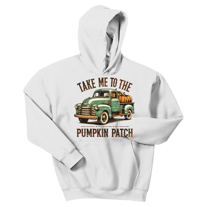 Take Me To The Pumpkin Patch Kids Hoodie