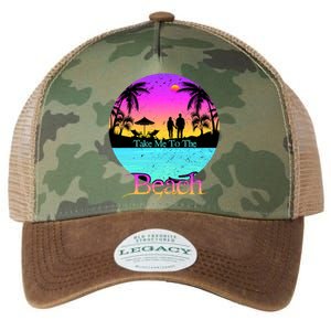 Take Me To The Beach With A Summer Couple Legacy Tie Dye Trucker Hat