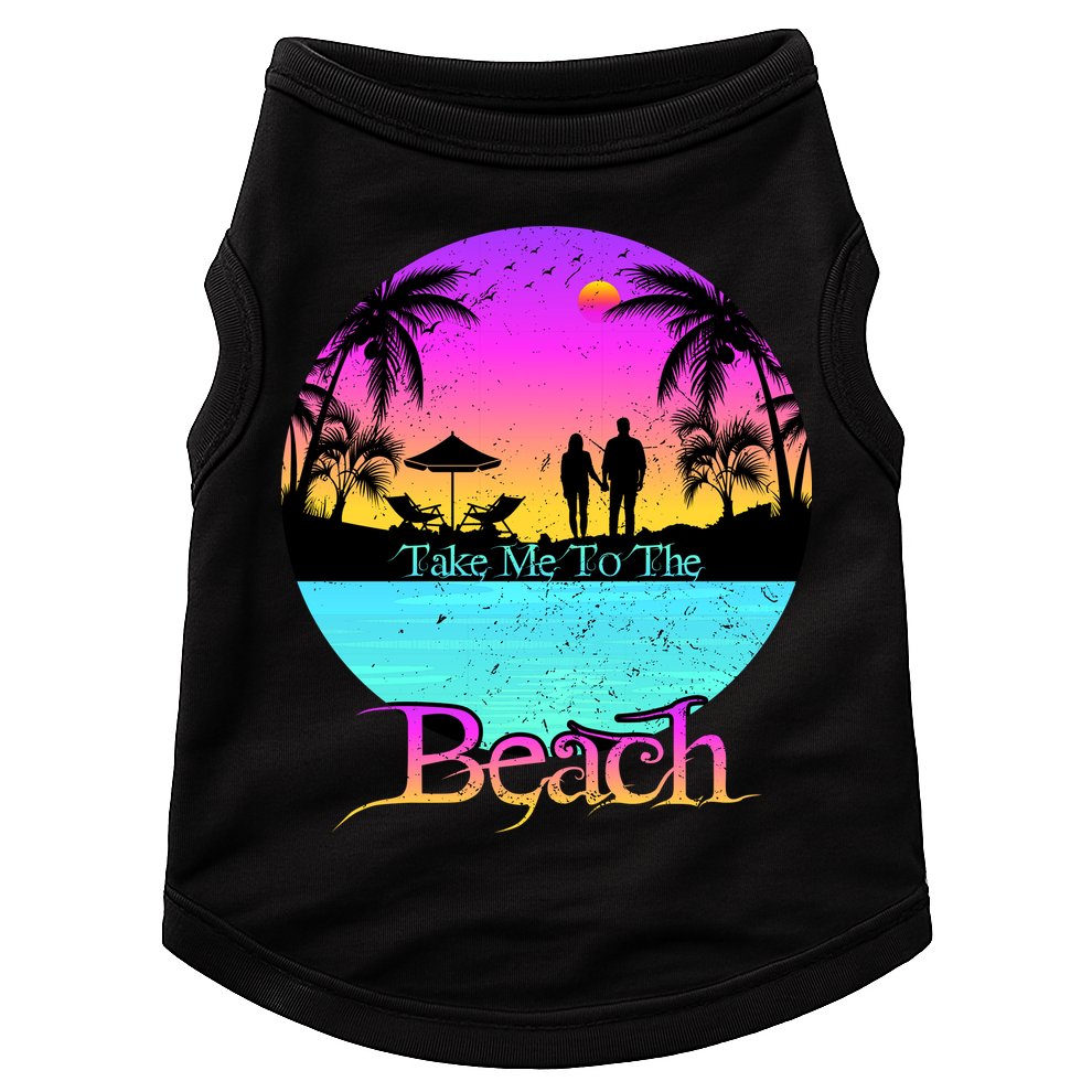 Take Me To The Beach With A Summer Couple Doggie Tank