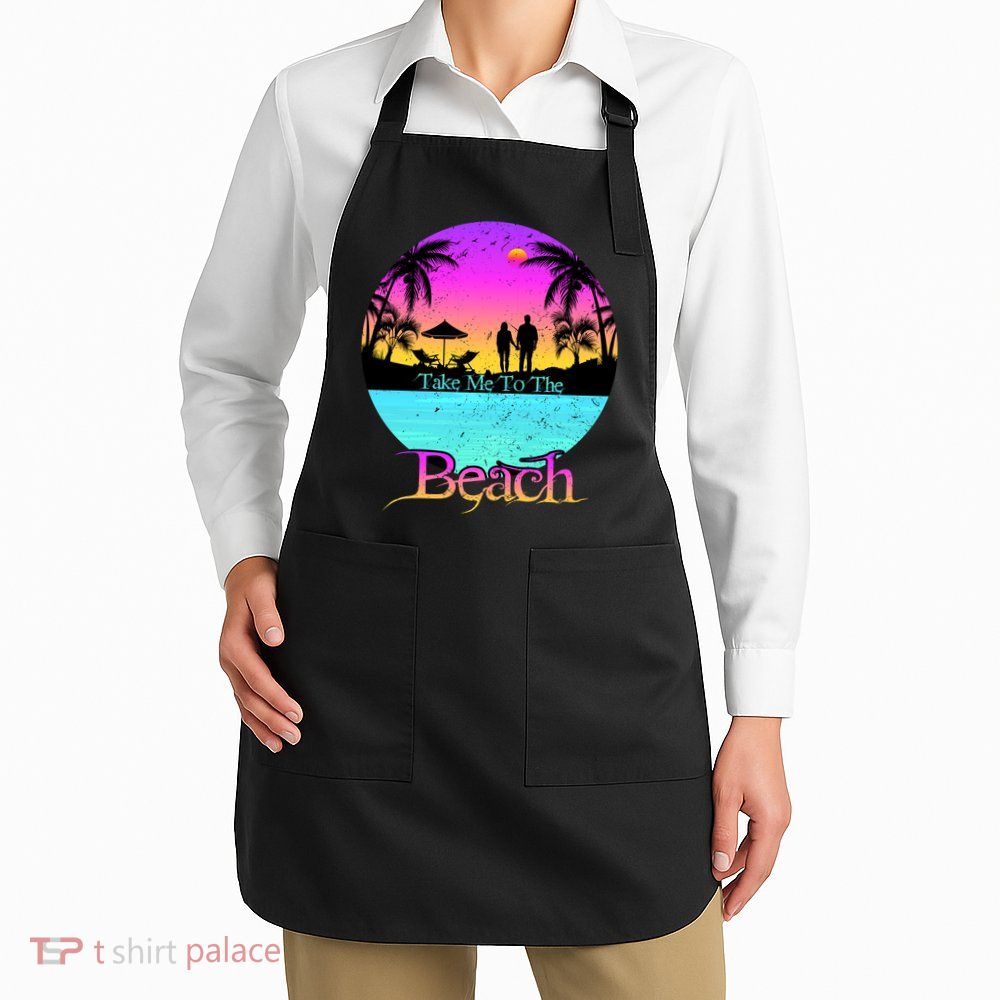 Take Me To The Beach With A Summer Couple Apron