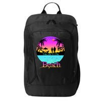 Take Me To The Beach With A Summer Couple City Backpack