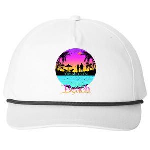 Take Me To The Beach With A Summer Couple Snapback Five-Panel Rope Hat