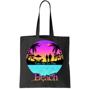 Take Me To The Beach With A Summer Couple Tote Bag