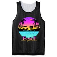 Take Me To The Beach With A Summer Couple Mesh Reversible Basketball Jersey Tank