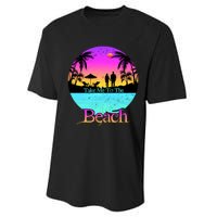 Take Me To The Beach With A Summer Couple Performance Sprint T-Shirt