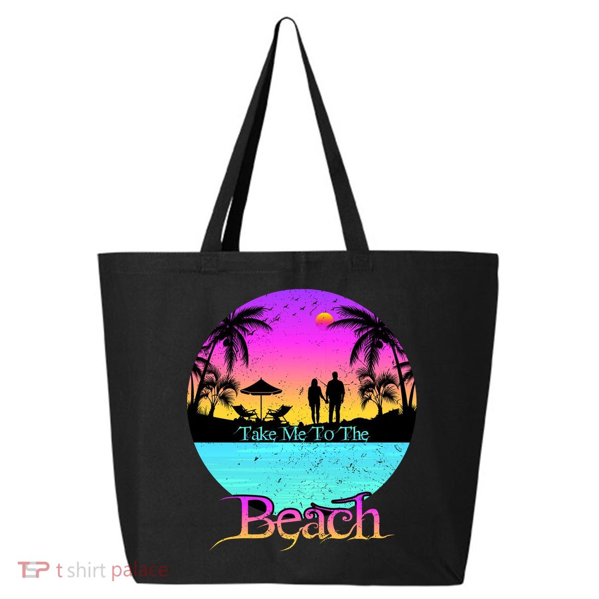 Take Me To The Beach With A Summer Couple 25L Jumbo Tote