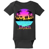 Take Me To The Beach With A Summer Couple Baby Bodysuit