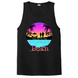 Take Me To The Beach With A Summer Couple PosiCharge Competitor Tank