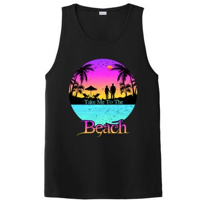 Take Me To The Beach With A Summer Couple PosiCharge Competitor Tank