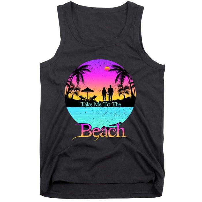 Take Me To The Beach With A Summer Couple Tank Top