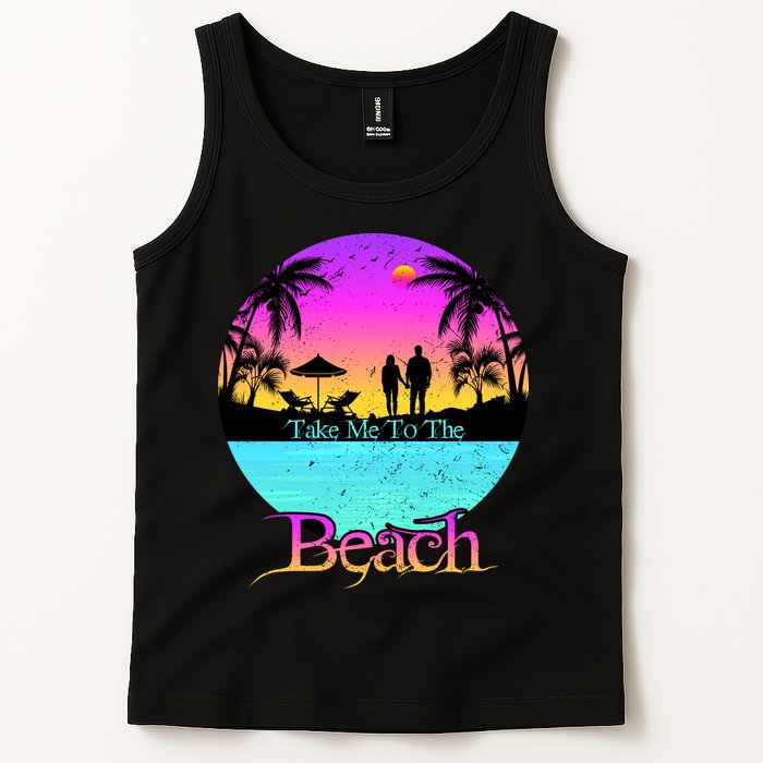 Take Me To The Beach With A Summer Couple Tank Top