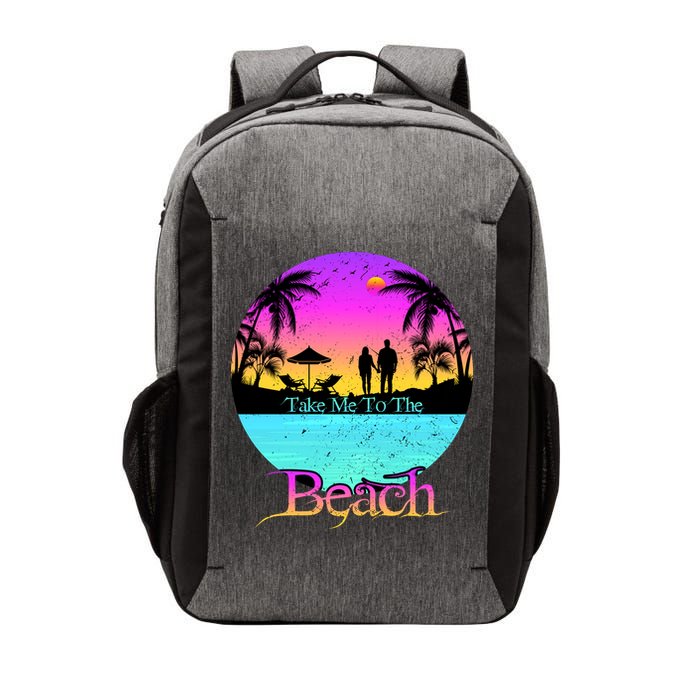 Take Me To The Beach With A Summer Couple Vector Backpack