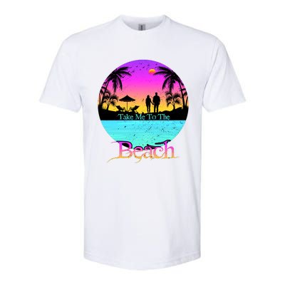 Take Me To The Beach With A Summer Couple Softstyle® CVC T-Shirt