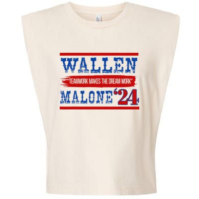 Teamwork Makes The Dream Work Malone 24 Garment-Dyed Women's Muscle Tee