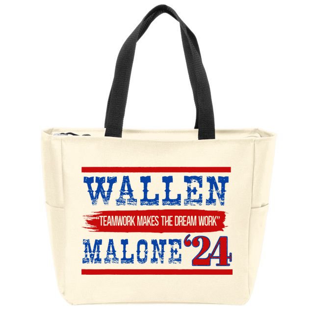 Teamwork Makes The Dream Work Malone 24 Zip Tote Bag