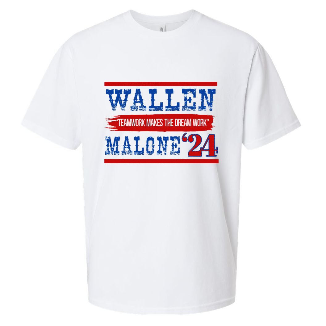 Teamwork Makes The Dream Work Malone 24 Sueded Cloud Jersey T-Shirt