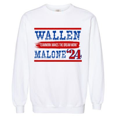 Teamwork Makes The Dream Work Malone 24 Garment-Dyed Sweatshirt