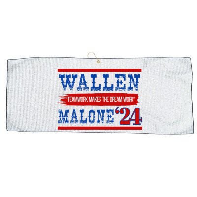 Teamwork Makes The Dream Work Malone 24 Large Microfiber Waffle Golf Towel