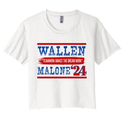 Teamwork Makes The Dream Work Malone 24 Crop Top