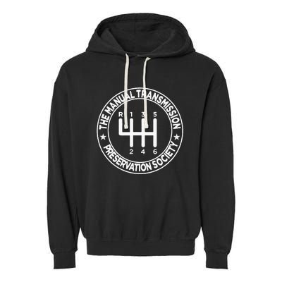 The Manual Transmission Preservation Society Garment-Dyed Fleece Hoodie