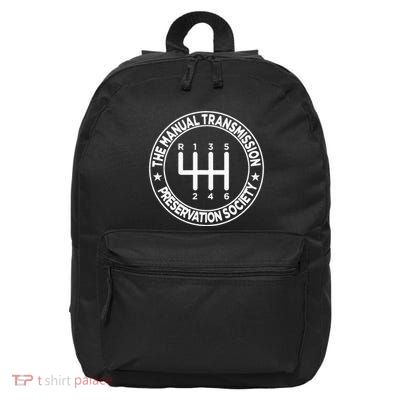 The Manual Transmission Preservation Society 16 in Basic Backpack
