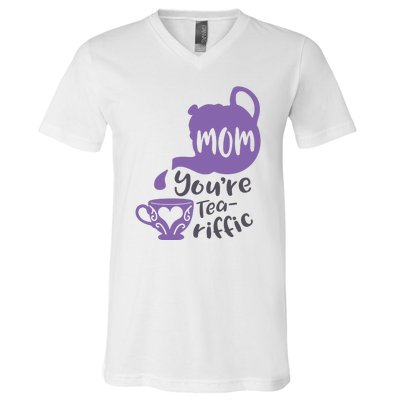 Teariffic Mom V-Neck T-Shirt