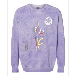 Thich Minh Tue Buddha Monks Moving Across The Vietnamese Colorblast Crewneck Sweatshirt