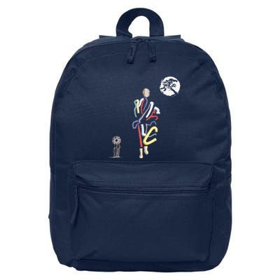 Thich Minh Tue Buddha Monks Moving Across The Vietnamese 16 in Basic Backpack