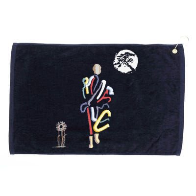 Thich Minh Tue Buddha Monks Moving Across The Vietnamese Grommeted Golf Towel