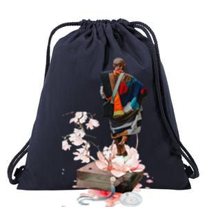 Thich Minh Tue Buddha Vietnam Buddha Vietnamese Drawstring Bag