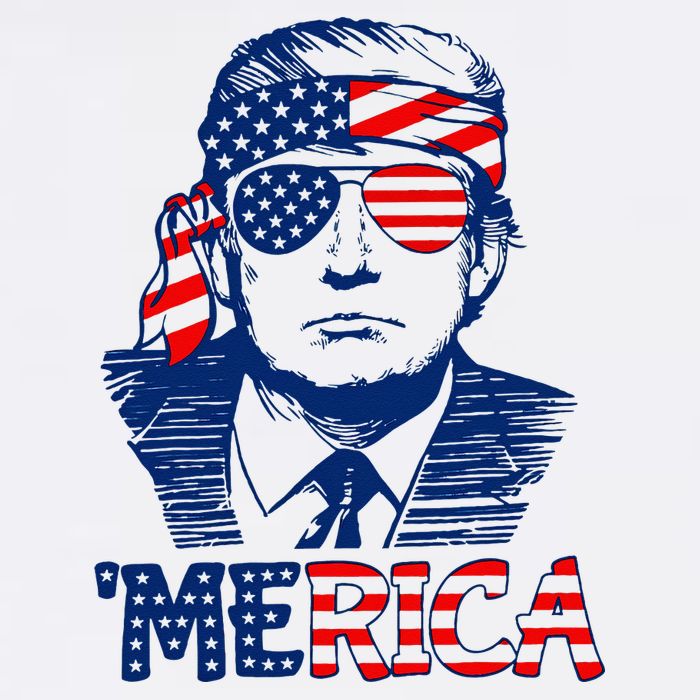 Trump Merica Trump Funny 4th Of July Bucket Hat