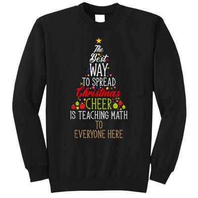 Teaching Math Teacher Xmas Family Merry Christmas Tank Top Sweatshirt