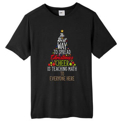 Teaching Math Teacher Xmas Family Merry Christmas Tank Top Tall Fusion ChromaSoft Performance T-Shirt