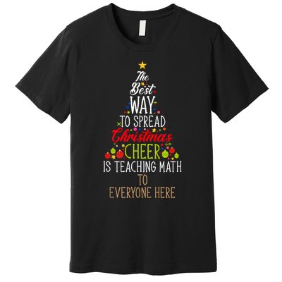 Teaching Math Teacher Xmas Family Merry Christmas Tank Top Premium T-Shirt