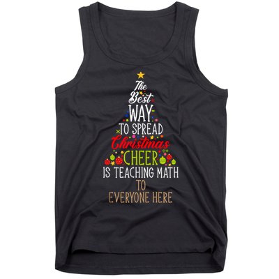 Teaching Math Teacher Xmas Family Merry Christmas Tank Top Tank Top