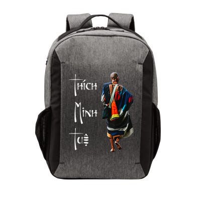 Thich Minh Tue Buddhist Monk Spiritual Journey Vietnam Vector Backpack