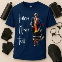 Thich Minh Tue Buddhist Monk Spiritual Journey Vietnam Cooling Performance Crew T-Shirt