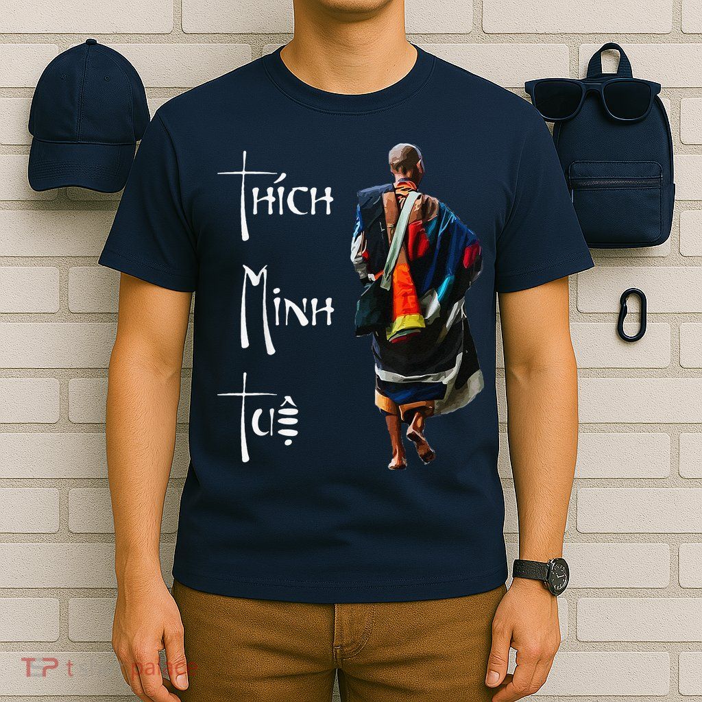 Thich Minh Tue Buddhist Monk Spiritual Journey Vietnam T-Shirt
