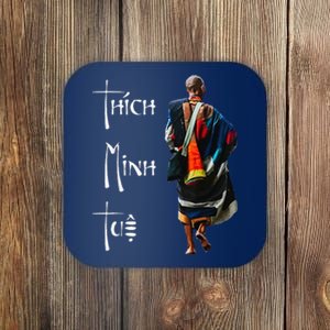 Thich Minh Tue Buddhist Monk Spiritual Journey Vietnam Coaster