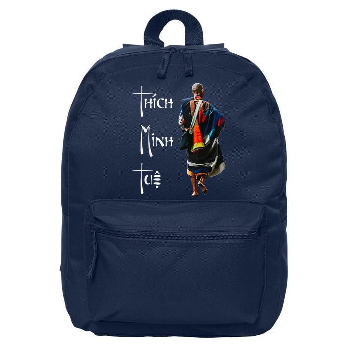 Thich Minh Tue Buddhist Monk Spiritual Journey Vietnam 16 in Basic Backpack