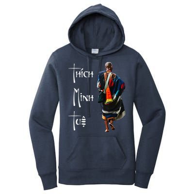 Thich Minh Tue Buddhist Monk Spiritual Journey Vietnam Women's Pullover Hoodie