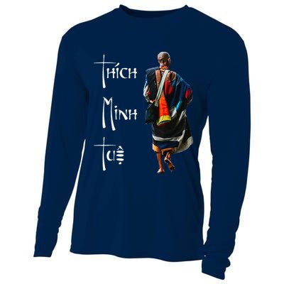 Thich Minh Tue Buddhist Monk Spiritual Journey Vietnam Cooling Performance Long Sleeve Crew