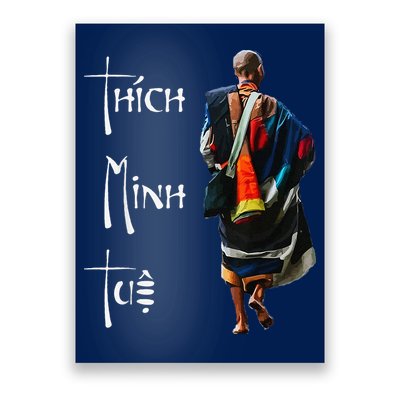Thich Minh Tue Buddhist Monk Spiritual Journey Vietnam Poster