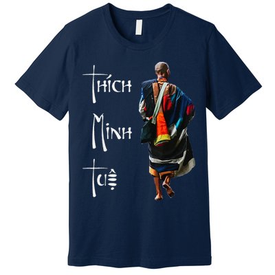 Thich Minh Tue Buddhist Monk Spiritual Journey Vietnam Premium T-Shirt