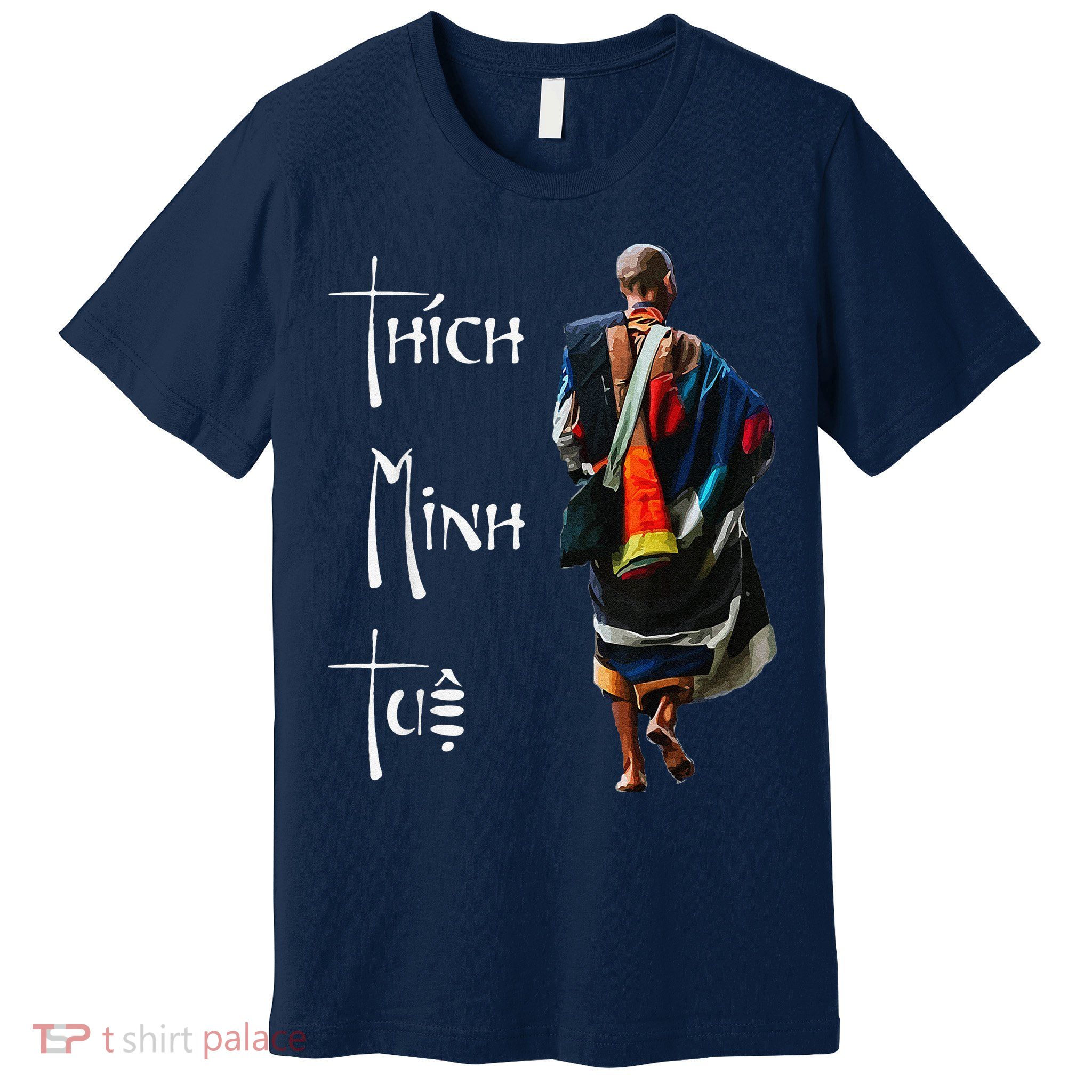 Thich Minh Tue Buddhist Monk Spiritual Journey Vietnam Premium T-Shirt
