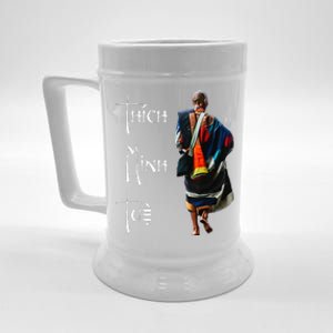 Thich Minh Tue Buddhist Monk Spiritual Journey Vietnam Beer Stein